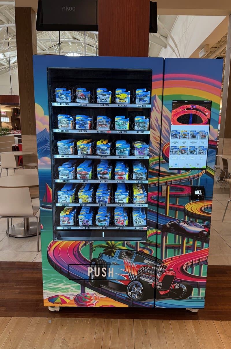 Wheels & Deals Hot Wheels vending machine